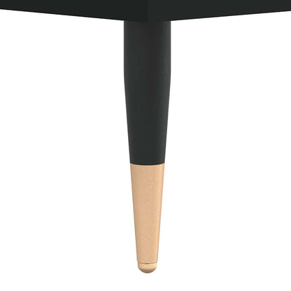 Armadietto da Bagno Nero 30x30x100 cm in Legno Multistrato | homemem39