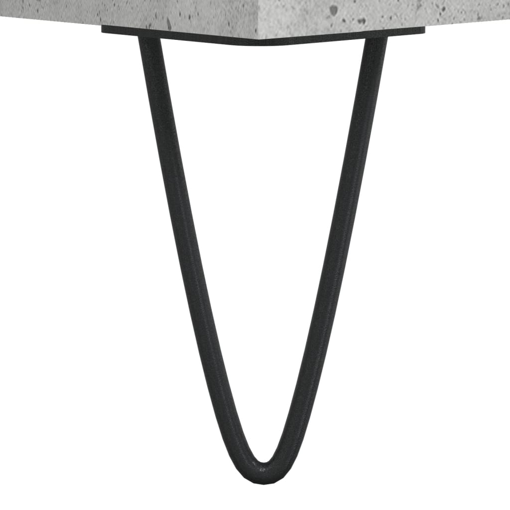 Armadietto Bagno Grigio Cemento 30x30x100 cm Legno Multistrato | homemem39