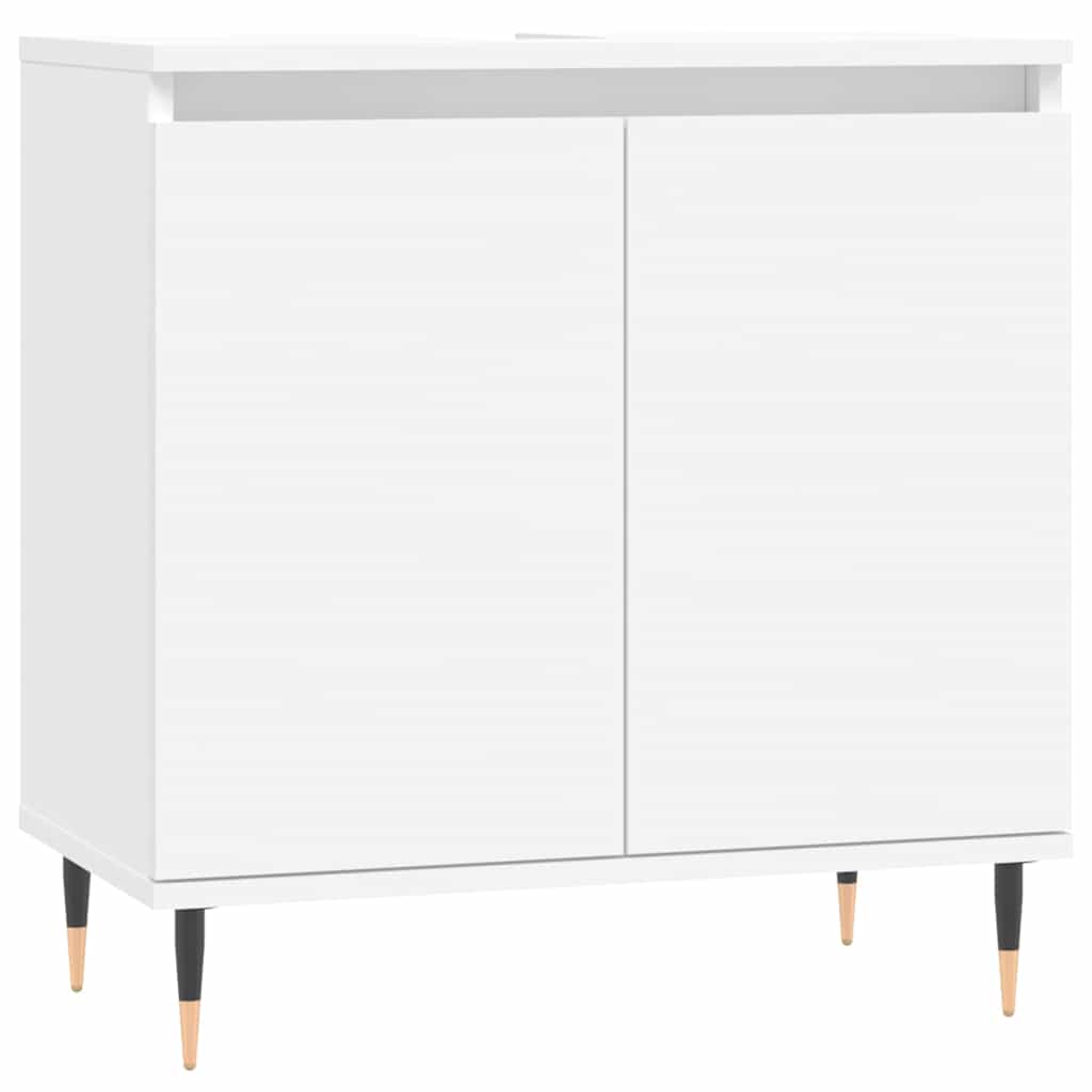 Mobile da Bagno Bianco 58x33x60 cm in Legno Multistrato | homemem39
