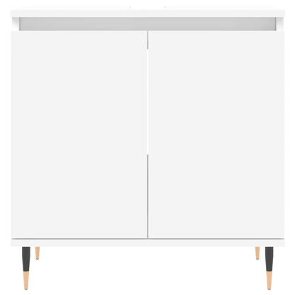 Mobile da Bagno Bianco 58x33x60 cm in Legno Multistrato