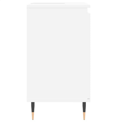 Mobile da Bagno Bianco 58x33x60 cm in Legno Multistrato | homemem39