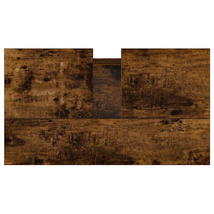 Armadietto Bagno Bianco Lucido 58x33x60cm in Legno Multistrato | homemem39