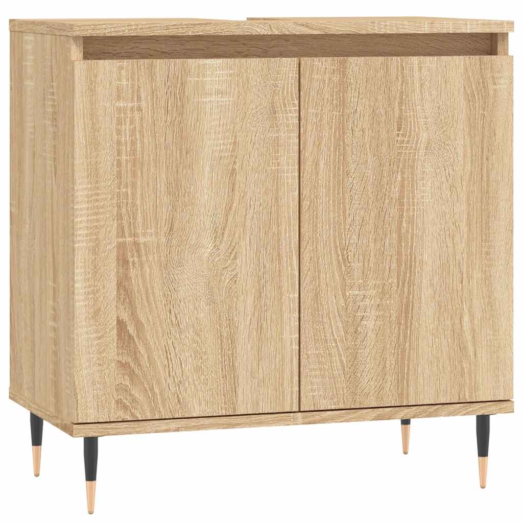 Mobile da Bagno Rovere Sonoma 58x33x60 cm in Legno Multistrato | homemem39