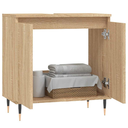 Mobile da Bagno Rovere Sonoma 58x33x60 cm in Legno Multistrato | homemem39