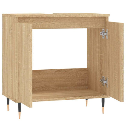 Mobile da Bagno Rovere Sonoma 58x33x60 cm in Legno Multistrato | homemem39
