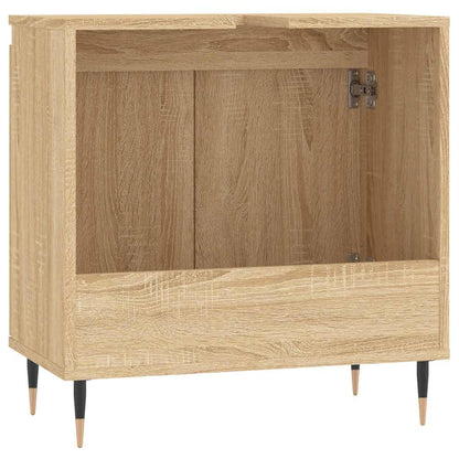 Mobile da Bagno Rovere Sonoma 58x33x60 cm in Legno Multistrato | homemem39