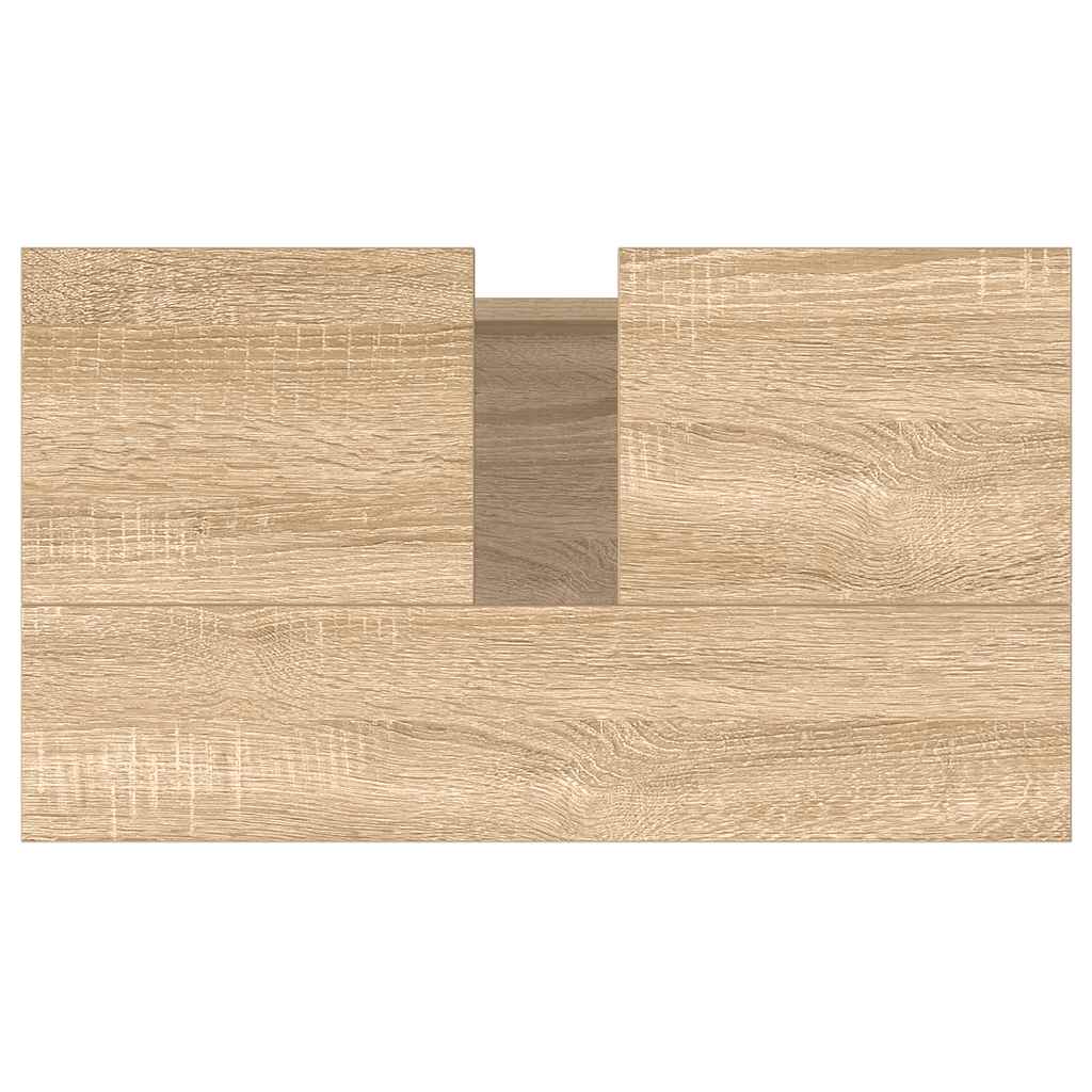 Mobile da Bagno Rovere Sonoma 58x33x60 cm in Legno Multistrato | homemem39