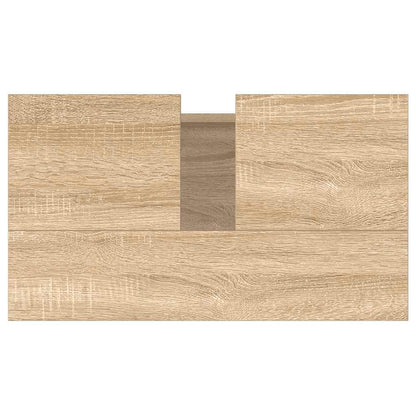 Mobile da Bagno Rovere Sonoma 58x33x60 cm in Legno Multistrato