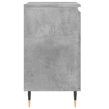 Armadietto da Bagno Grigio Cemento 58x33x60cm Legno Multistrato | homemem39