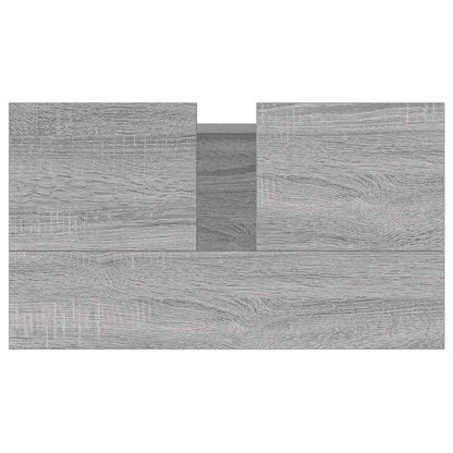 Mobile da Bagno Grigio Sonoma 58x33x60 cm in Legno Multistrato
