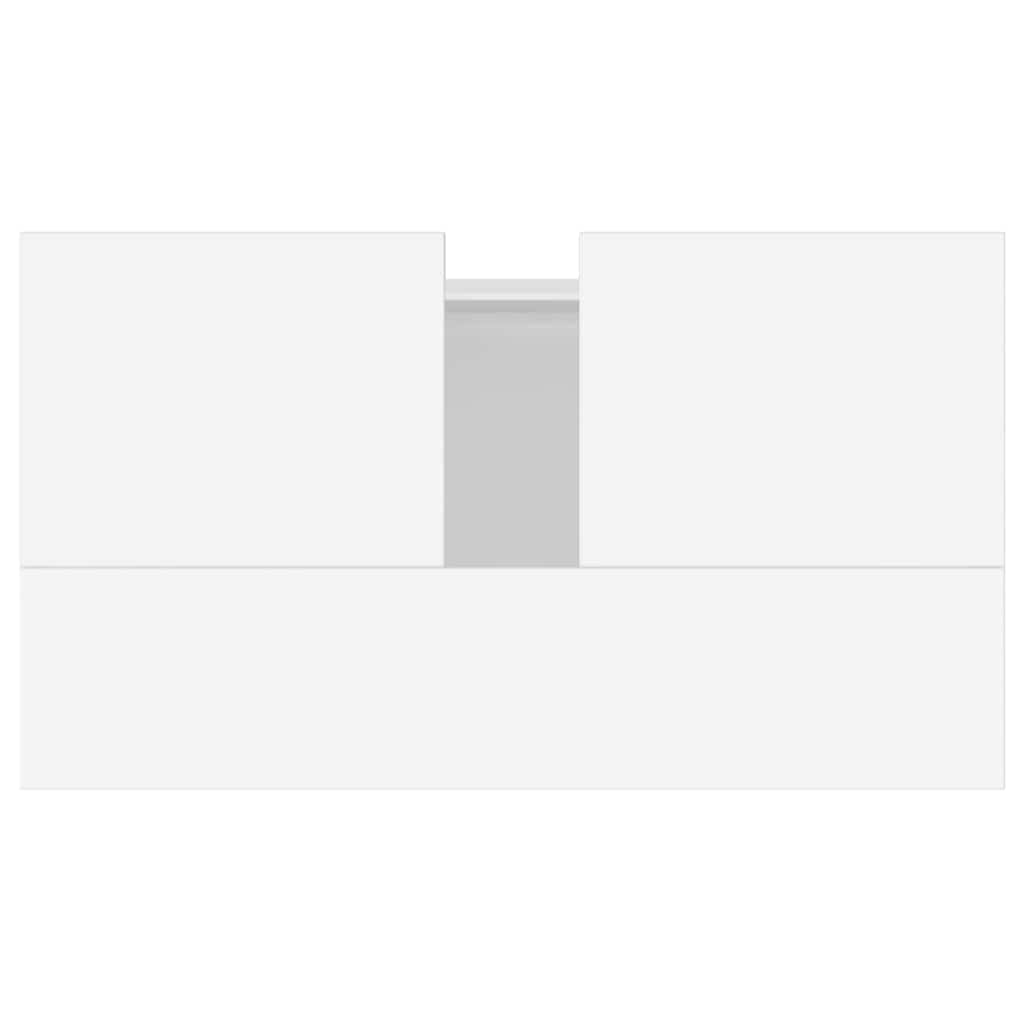 Mobile da Bagno Bianco 58x33x60 cm in Legno Multistrato | homemem39
