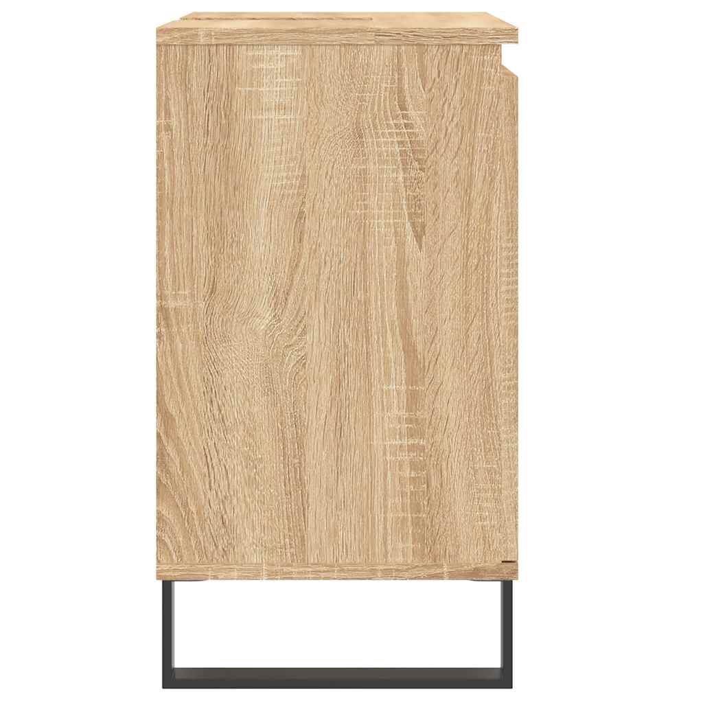 Mobile da Bagno Rovere Sonoma 58x33x60 cm in Legno Multistrato