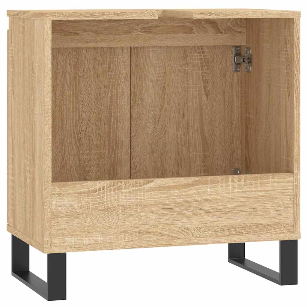 Mobile da Bagno Rovere Sonoma 58x33x60 cm in Legno Multistrato