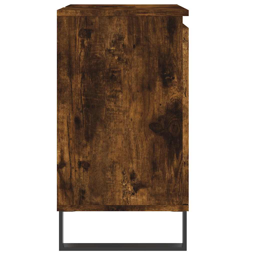 Armadietto Bagno Rovere Fumo 58x33x60 cm in Legno Multistrato | homemem39