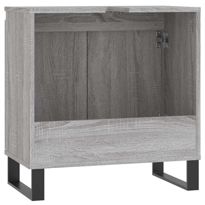 Mobile da Bagno Grigio Sonoma 58x33x60 cm in Legno Multistrato | homemem39