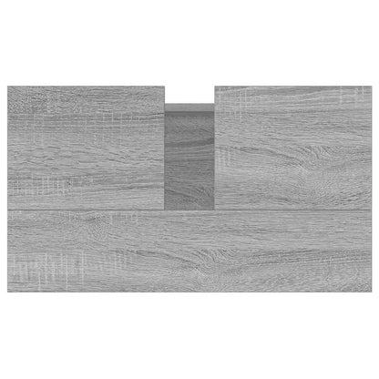 Mobile da Bagno Grigio Sonoma 58x33x60 cm in Legno Multistrato | homemem39