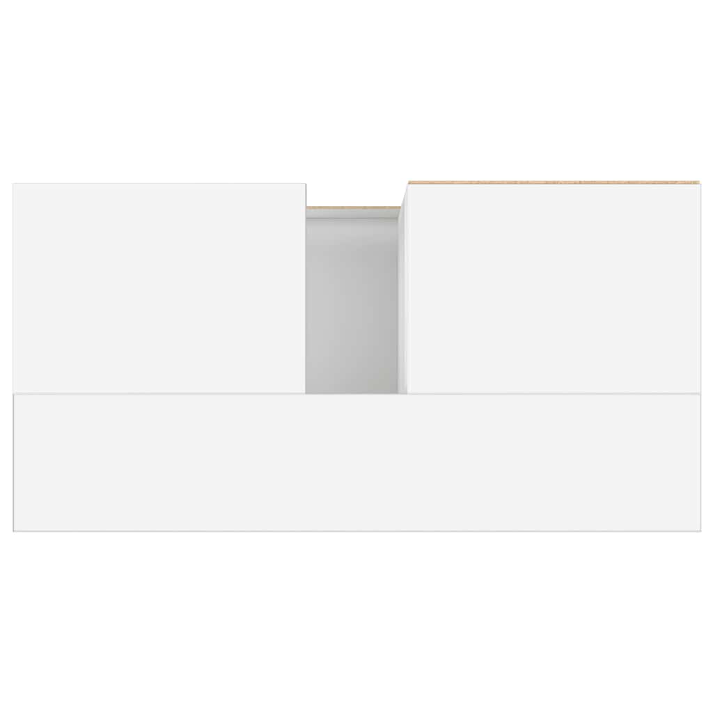 Armadietto da Bagno Bianco 65x33x60 cm in Legno Multistrato - homemem39