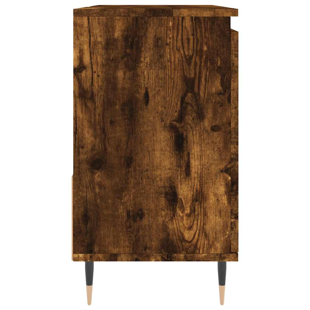 Armadietto Bagno Rovere Fumo 65x33x60 cm in Legno Multistrato | homemem39