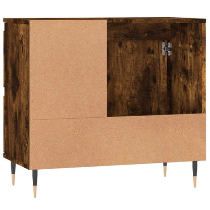 Armadietto Bagno Rovere Fumo 65x33x60 cm in Legno Multistrato | homemem39