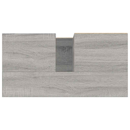 Armadietto Bagno Grigio Sonoma 65x33x60 cm in Legno Multistrato - homemem39