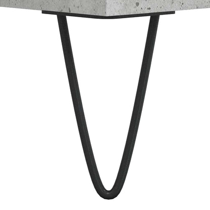 Armadietto da Bagno Grigio Cemento 65x33x60cm Legno Multistrato | homemem39