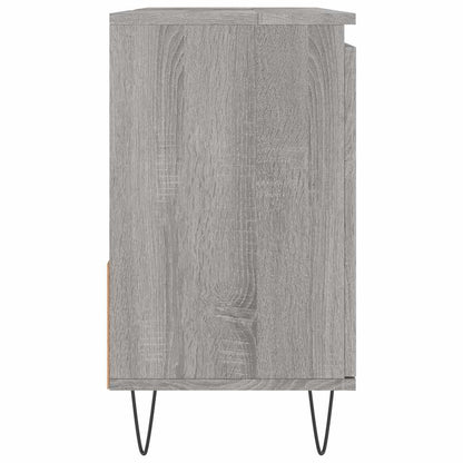 Armadietto Bagno Grigio Sonoma 65x33x60 cm in Legno Multistrato