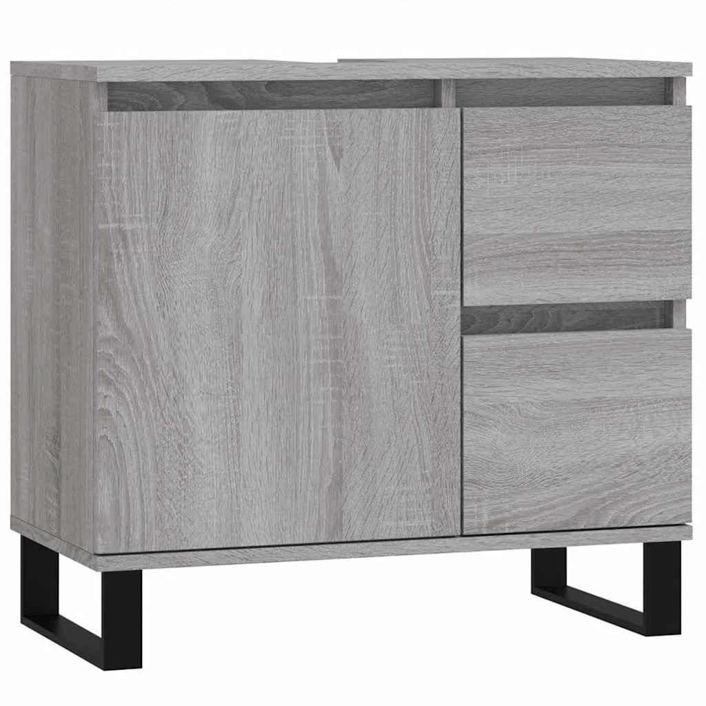 Armadietto Bagno Grigio Sonoma 65x33x60 cm in Legno Multistrato | homemem39