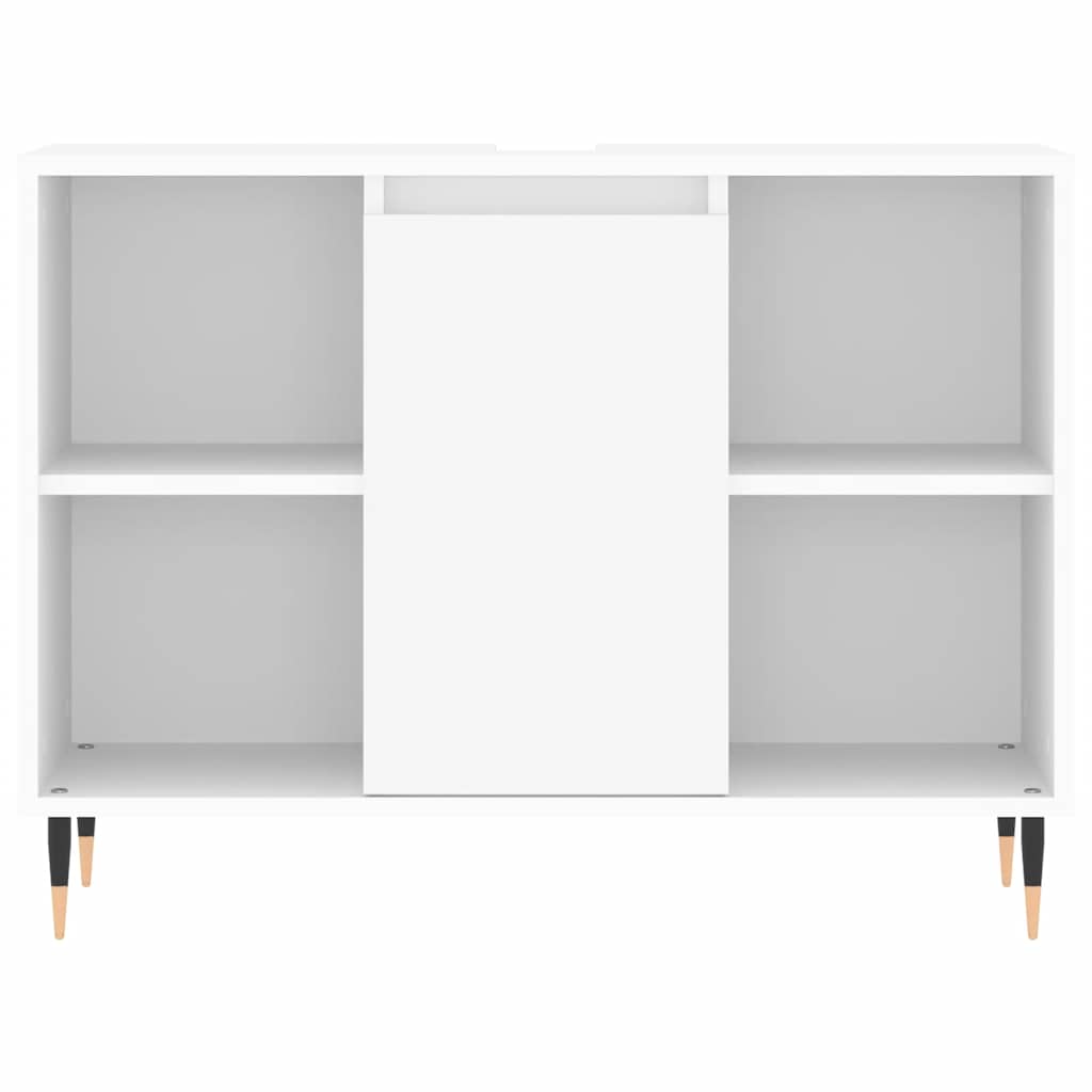 Mobile da Bagno Bianco 80x33x60 cm in Legno Multistrato - homemem39