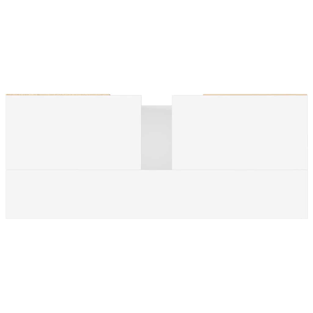 Mobile da Bagno Bianco 80x33x60 cm in Legno Multistrato - homemem39