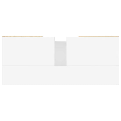Mobile da Bagno Bianco 80x33x60 cm in Legno Multistrato