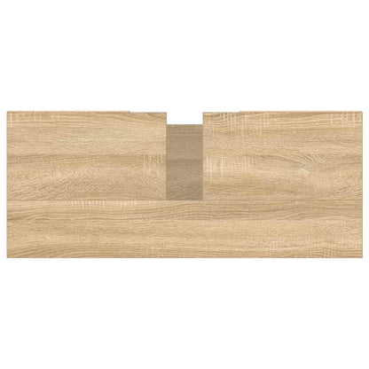 Mobile da Bagno Rovere Sonoma 80x33x60 cm in Legno Multistrato