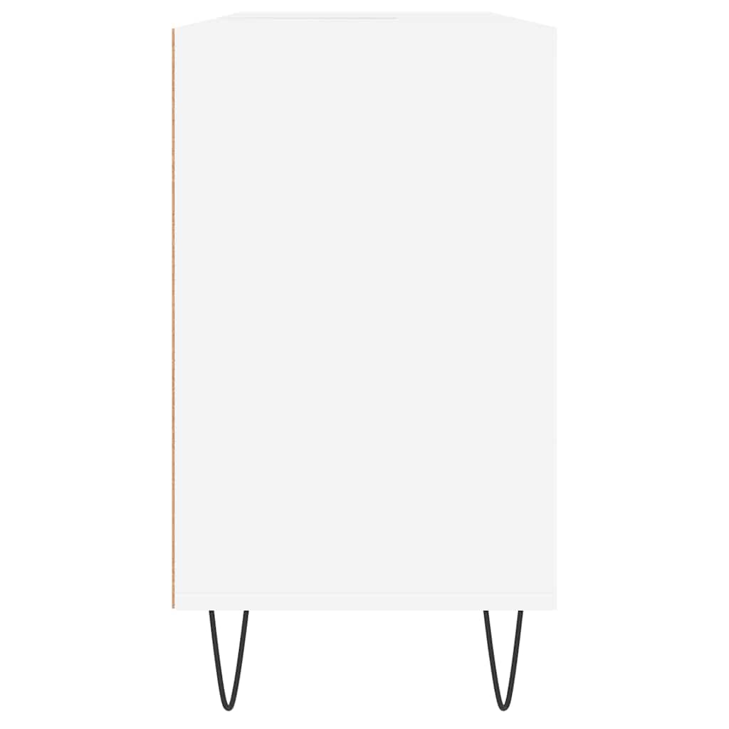 Mobile da Bagno Bianco 80x33x60 cm in Legno Multistrato