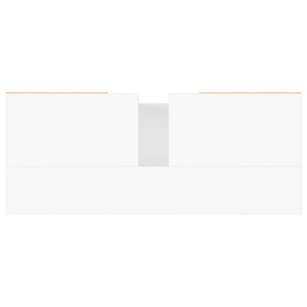 Mobile da Bagno Bianco 80x33x60 cm in Legno Multistrato - homemem39