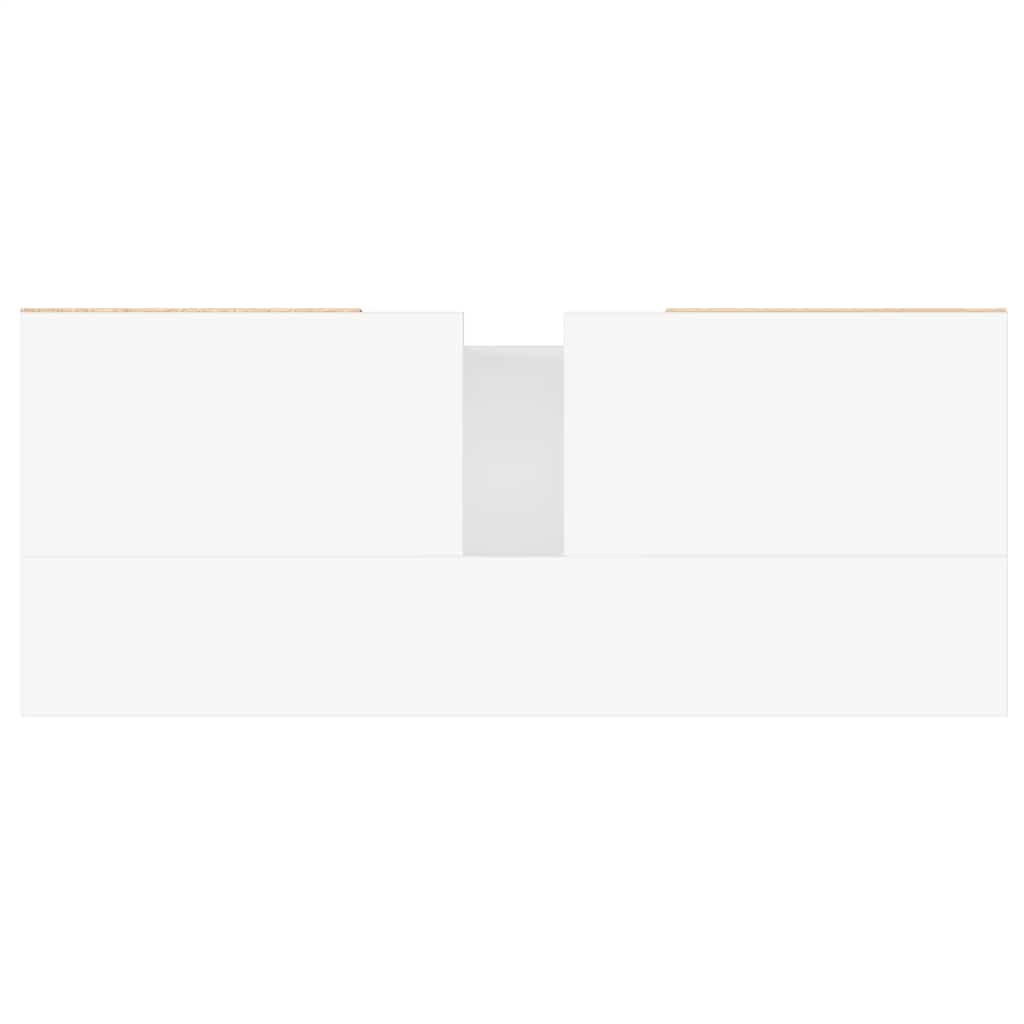 Mobile da Bagno Bianco 80x33x60 cm in Legno Multistrato - homemem39