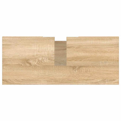 Mobile da Bagno Rovere Sonoma 80x33x60 cm in Legno Multistrato