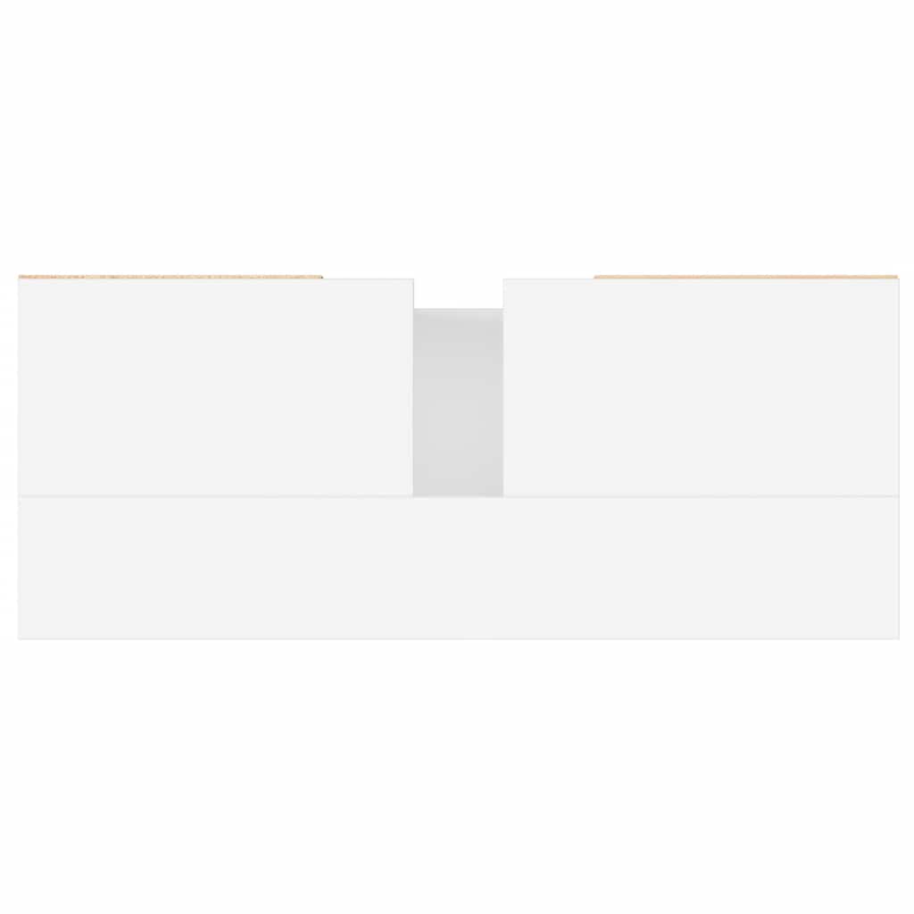 Mobile da Bagno Bianco 80x33x60 cm in Legno Multistrato | homemem39