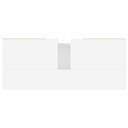 Mobile da Bagno Bianco 80x33x60 cm in Legno Multistrato