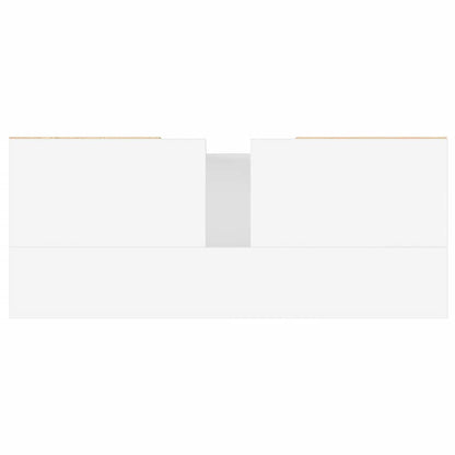 Mobile da Bagno Bianco 80x33x60 cm in Legno Multistrato
