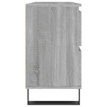 Mobile da Bagno Grigio Sonoma 80x33x60 cm in Legno Multistrato | homemem39