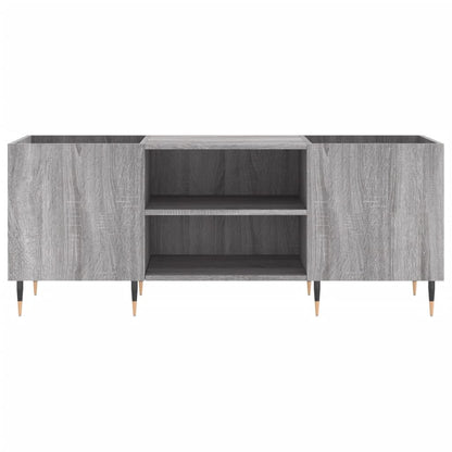 Mobile Porta Dischi Grigio Sonoma 121x38x48cm Legno Multistrato