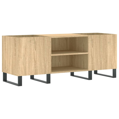 Mobile Porta Dischi Rovere Sonoma 121x38x48cm Legno Multistrato