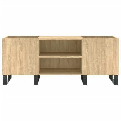 Mobile Porta Dischi Rovere Sonoma 121x38x48cm Legno Multistrato - homemem39