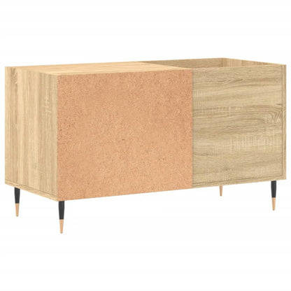 Mobile Porta Dischi Rovere Sonoma 85x38x48 cm Legno Multistrato