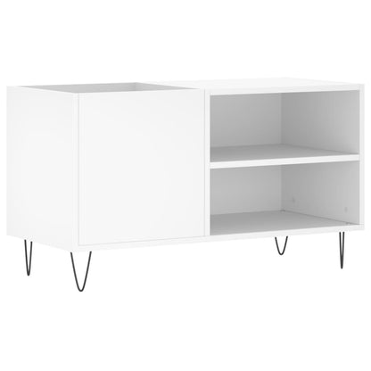 Mobile Porta Dischi Bianco 85x38x48 cm in Legno Multistrato - homemem39