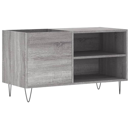 Mobile Porta Dischi Grigio Sonoma 85x38x48 cm Legno Multistrato