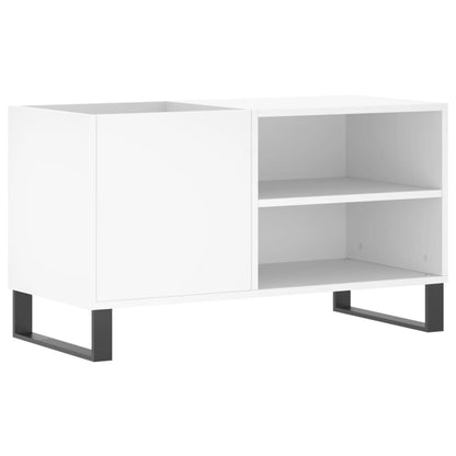 Mobile Porta Dischi Bianco 85x38x48 cm in Legno Multistrato - homemem39