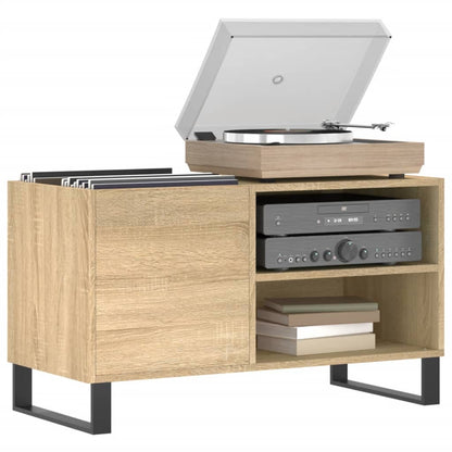 Mobile Porta Dischi Rovere Sonoma 85x38x48 cm Legno Multistrato | homemem39