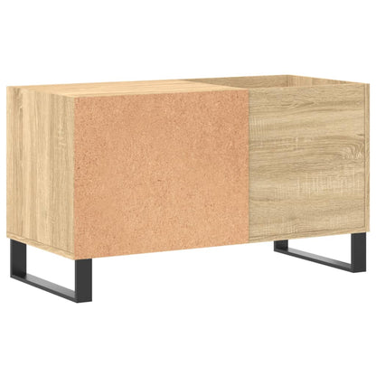Mobile Porta Dischi Rovere Sonoma 85x38x48 cm Legno Multistrato - homemem39