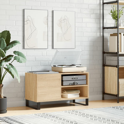 Mobile Porta Dischi Rovere Sonoma 85x38x48 cm Legno Multistrato | homemem39