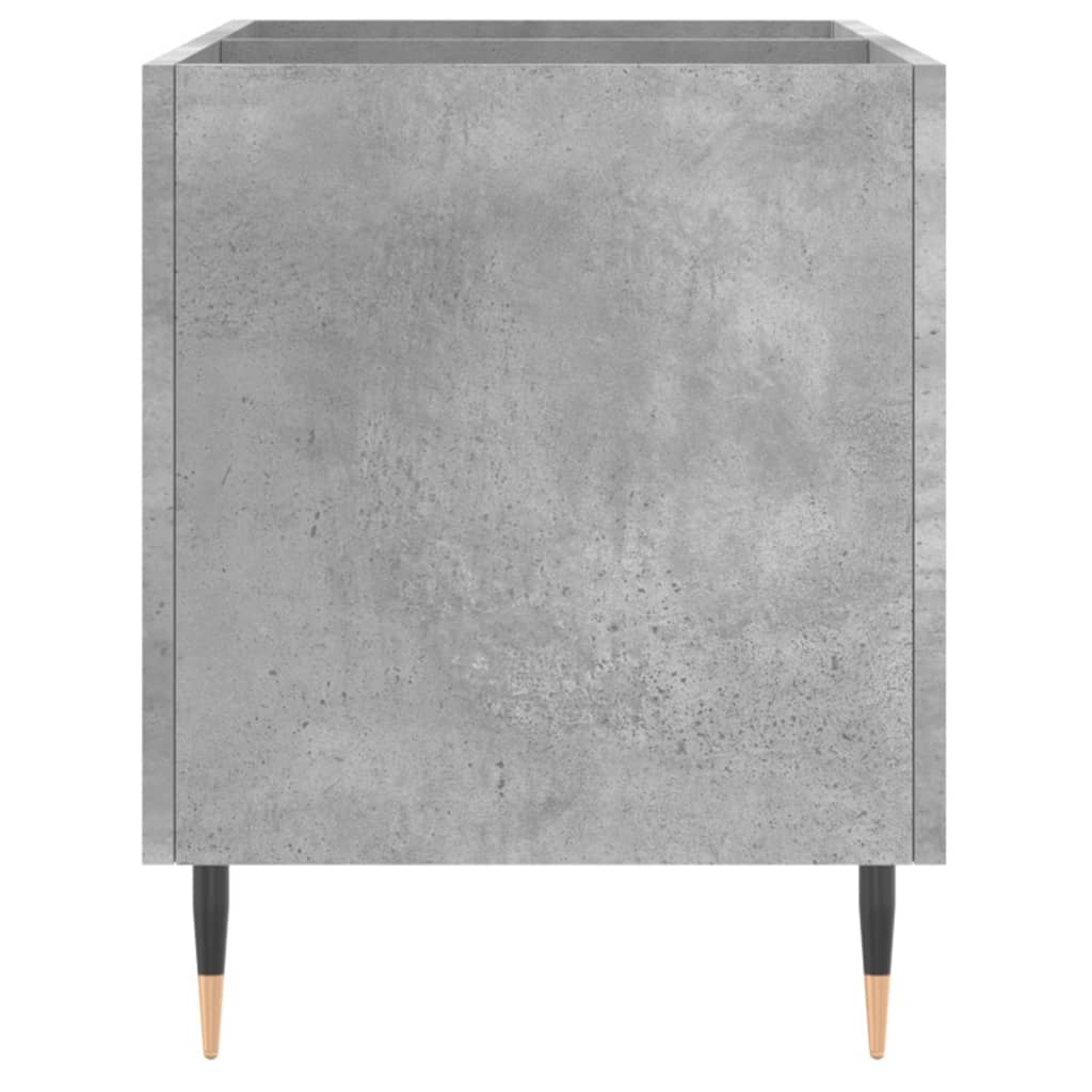 Mobile Porta Dischi Grigio Cemento 74,5x38x48 Legno Multistrato | homemem39